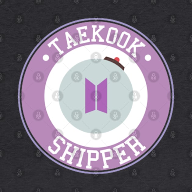 BTS Taekook shipper logo emblem typography by Oricca